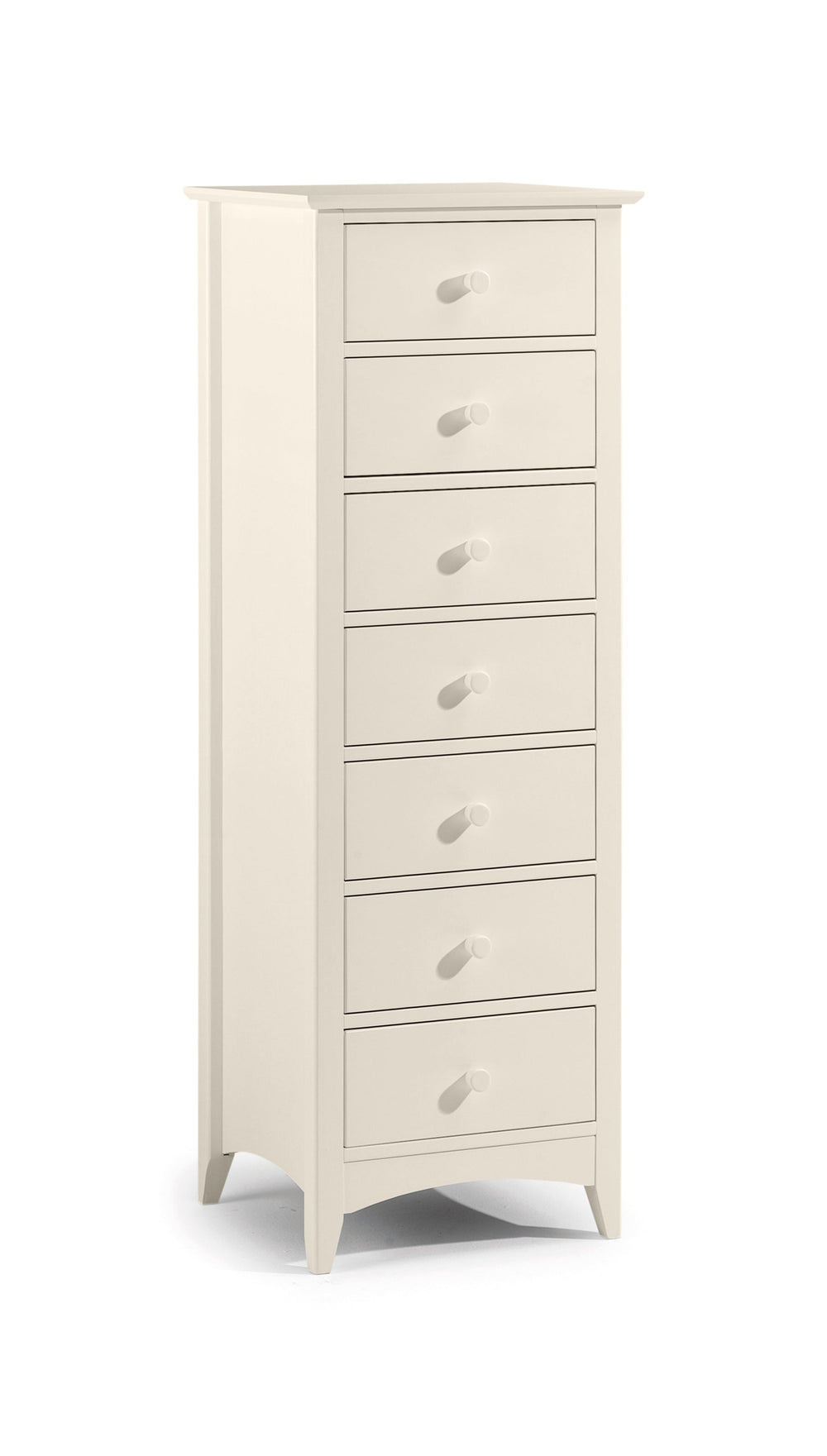 Julian Bowen Chests Cameo 7 Drawer Narrow Chest