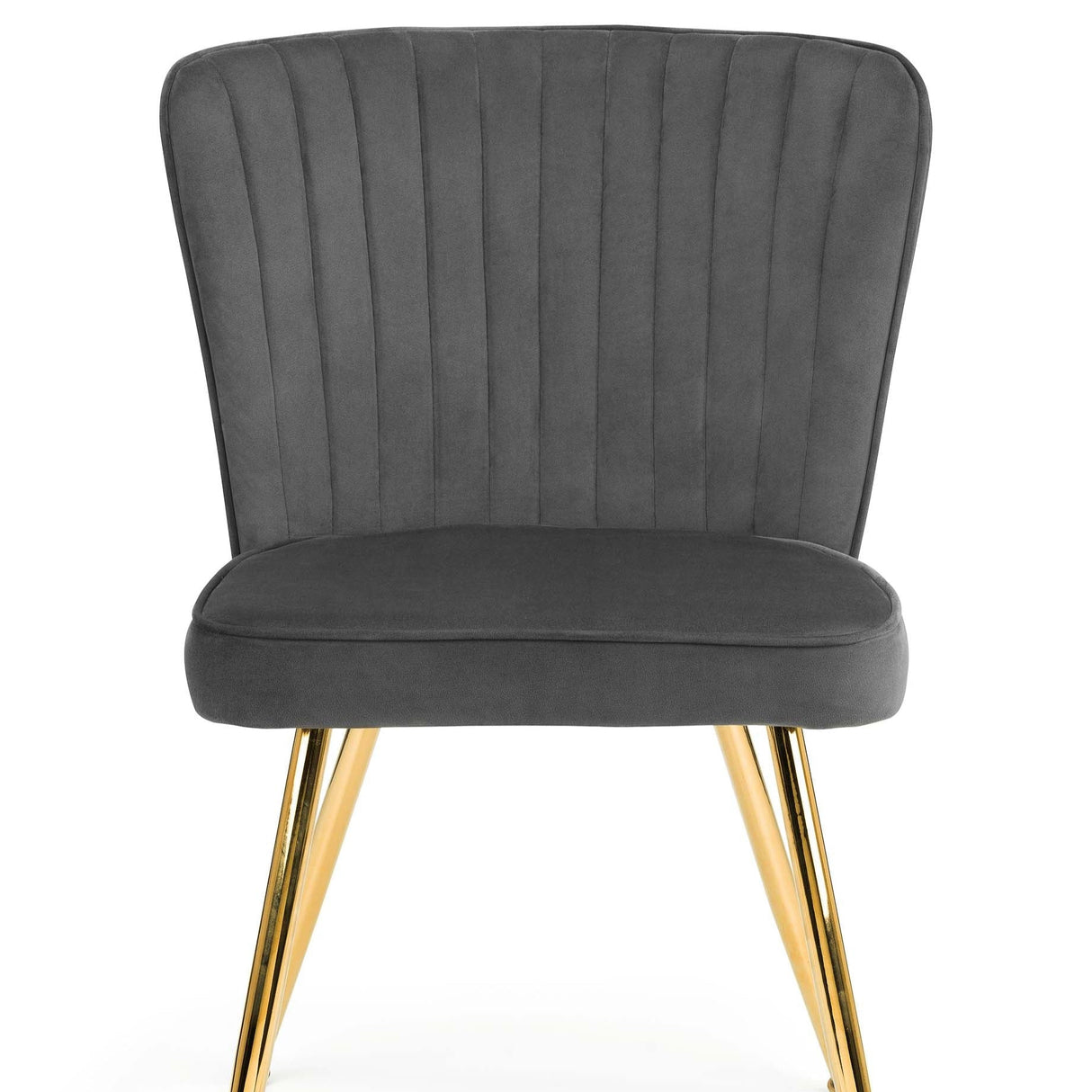 Julian Bowen Dining Chairs Cannes Dining Chairs - Grey - Sold in pairs