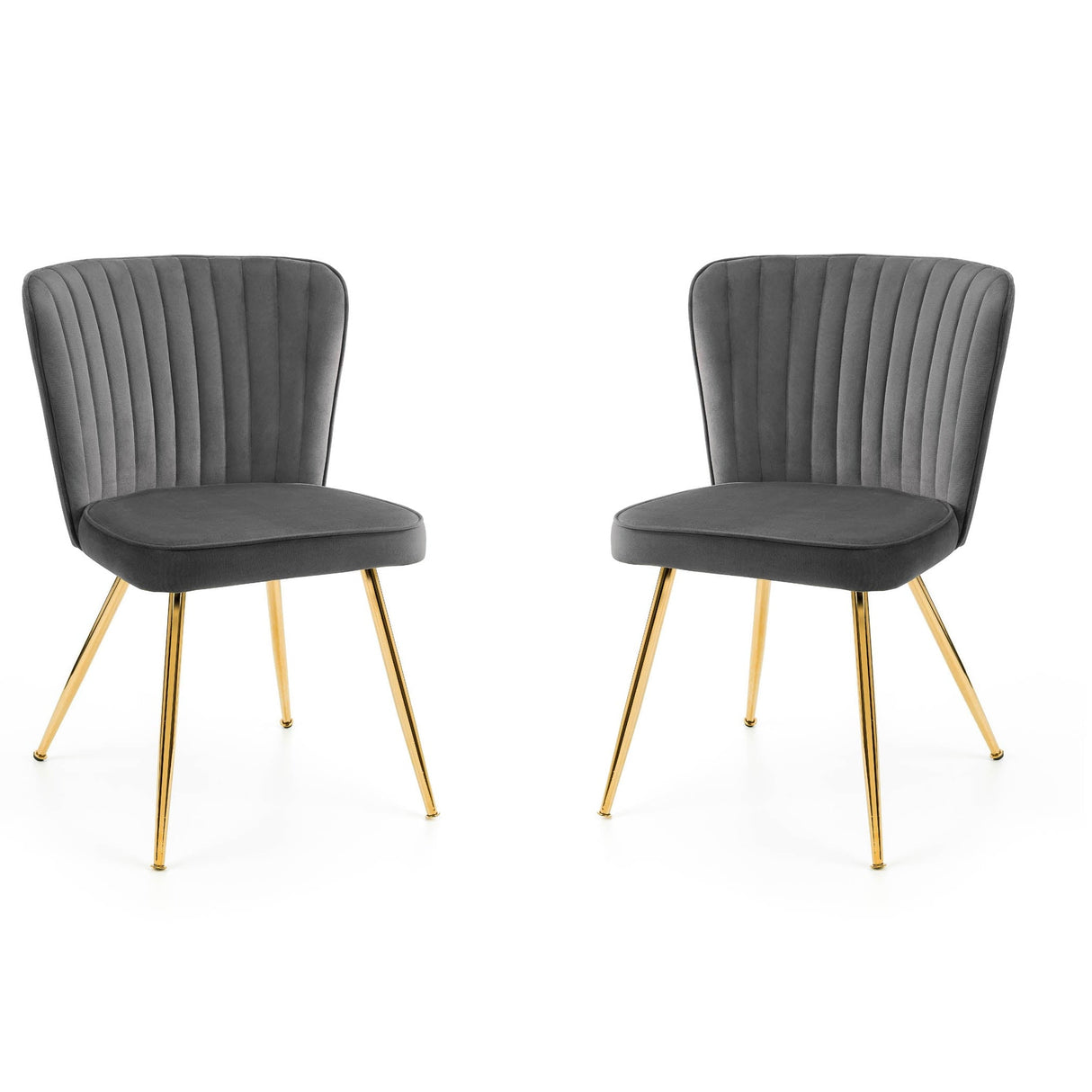 Julian Bowen Dining Chairs Cannes Dining Chairs - Grey - Sold in pairs