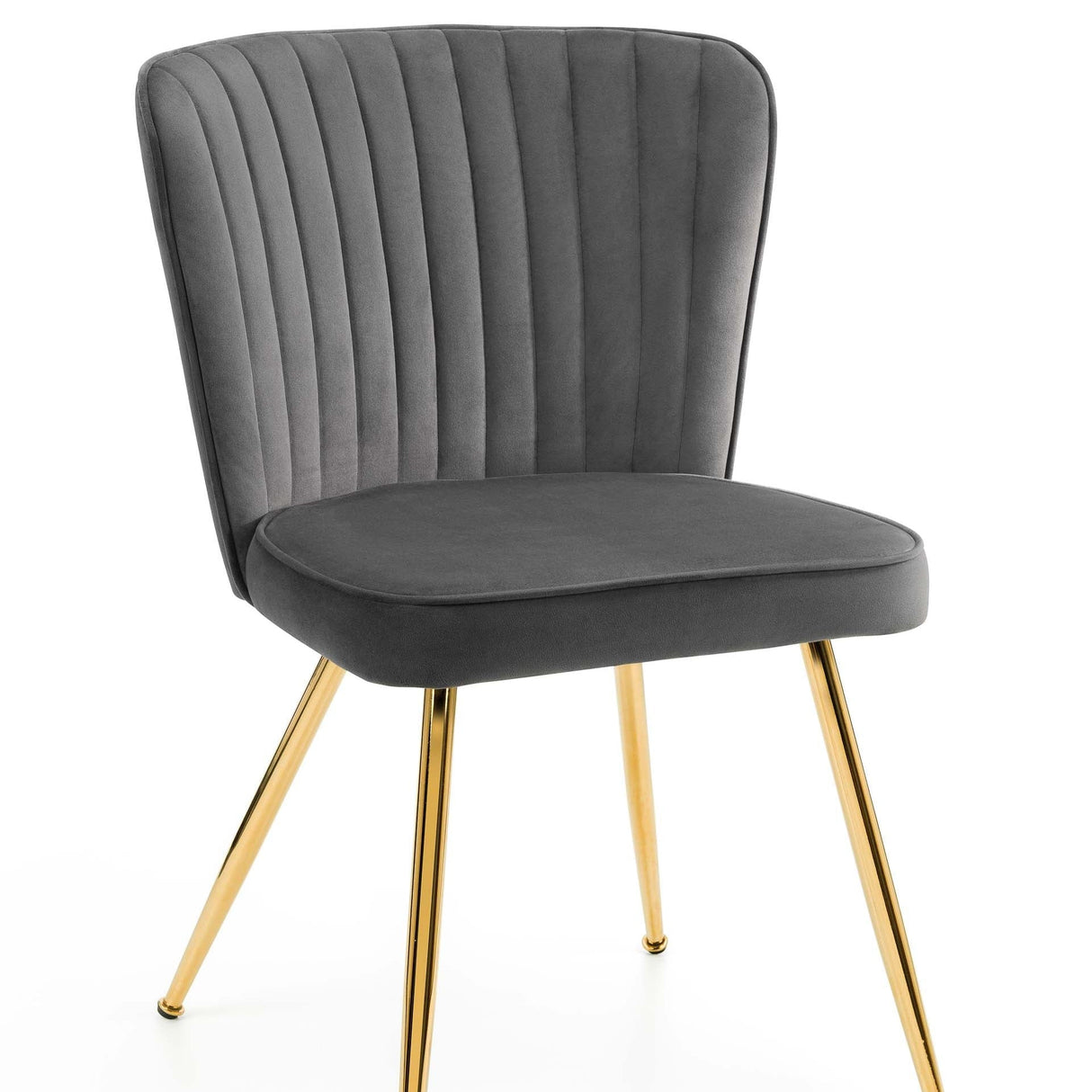 Julian Bowen Dining Chairs Cannes Dining Chairs - Grey - Sold in pairs