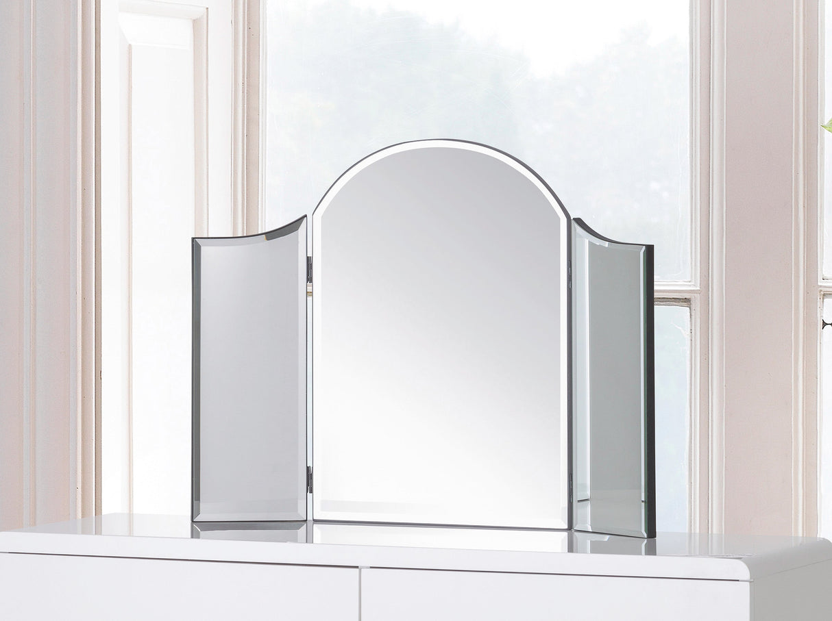 Julian Bowen Mirror Canto Curved Dressing Table Mirror