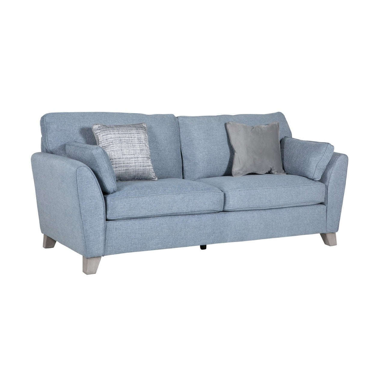 Vida Living 3 Seater Sofa Cantrell Blue 3 Seater Sofa