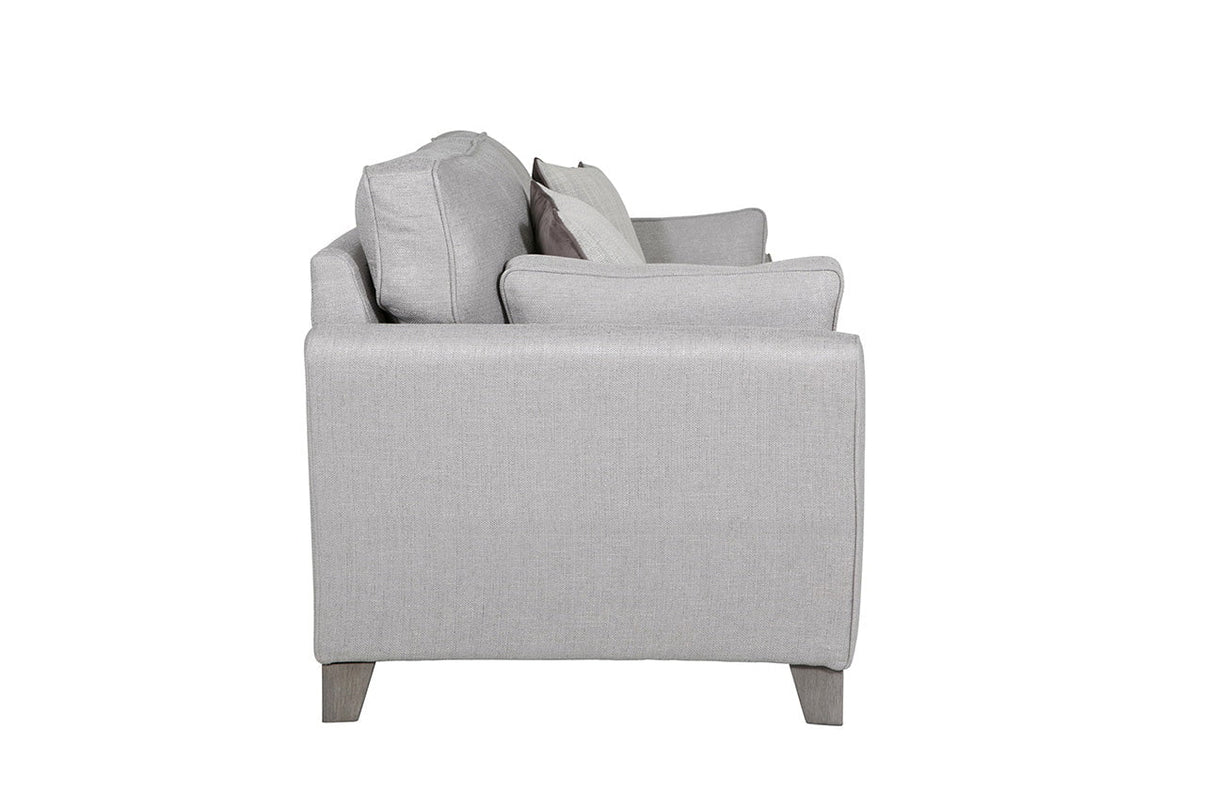 Vida Living 3 Seater Sofa Cantrell Light Grey 3 Seater Sofa