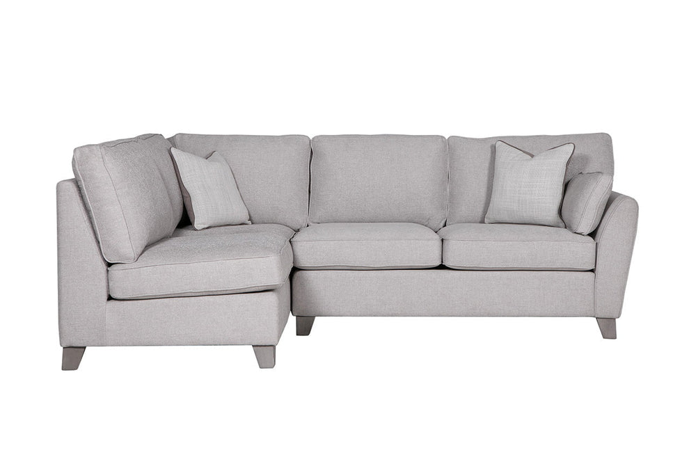 Vida Living Corner Sofa Cantrell Light Grey LHF Corner Sofa
