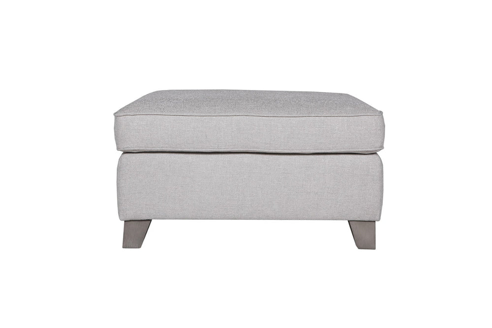 Vida Living Ottoman Cantrell Light Grey Ottoman