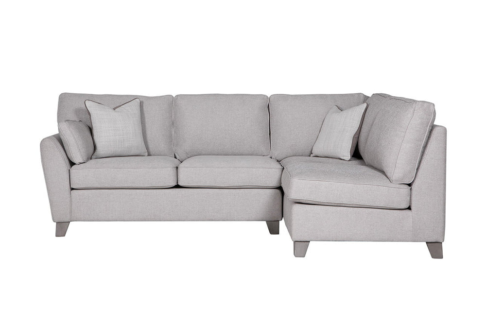 Vida Living Corner Sofa Cantrell Light Grey RHF Corner Sofa