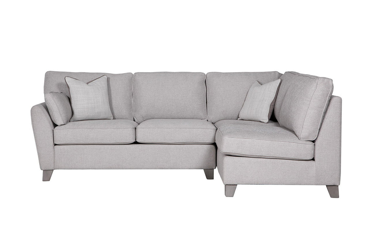 Vida Living Corner Sofa Cantrell Light Grey RHF Corner Sofa