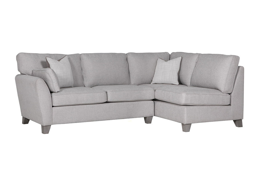 Vida Living Corner Sofa Cantrell Light Grey RHF Corner Sofa