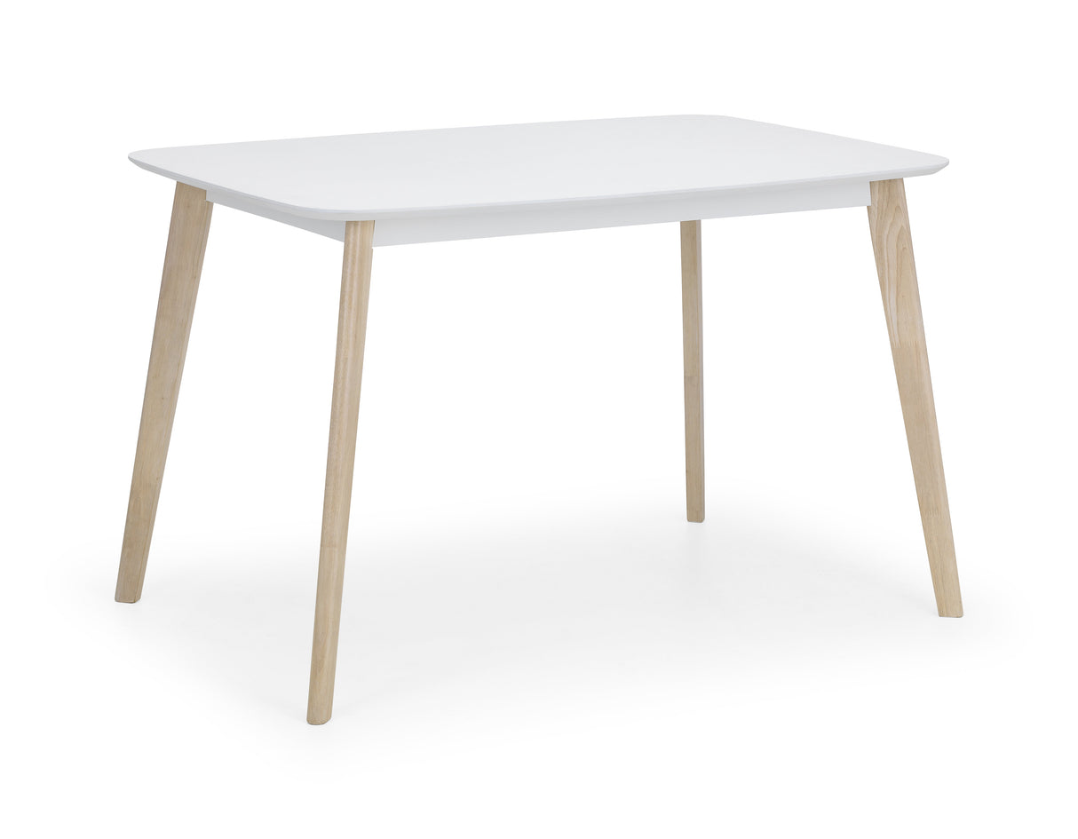 Julian Bowen Dining Tables Casa Rectangular Dining Table White/Oak