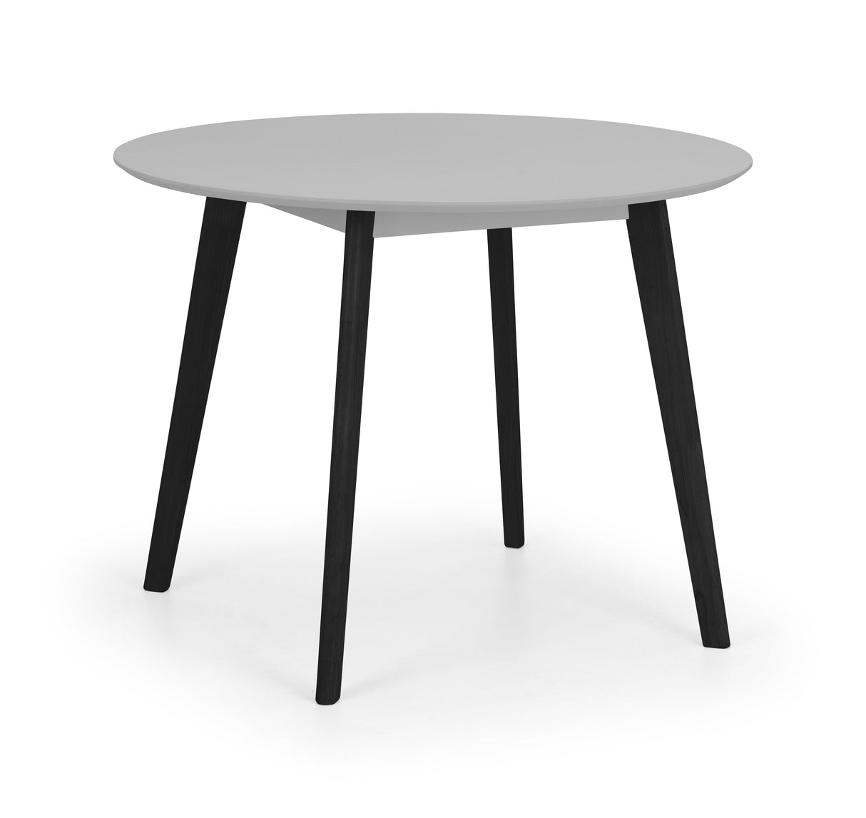 Julian Bowen Dining Tables Casa Round Dining Table - Grey/Black