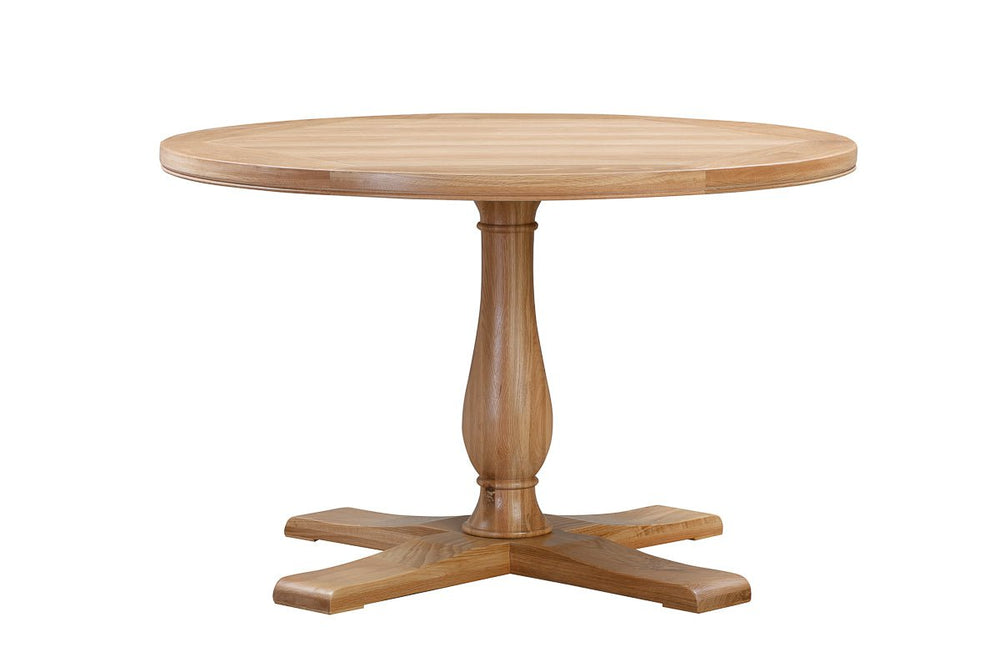 Your Home Style Dining Table Chatterton Oak 120 Round Dining Table