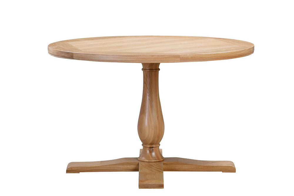 Your Home Style Dining Table Chatterton Oak 120 Round Dining Table