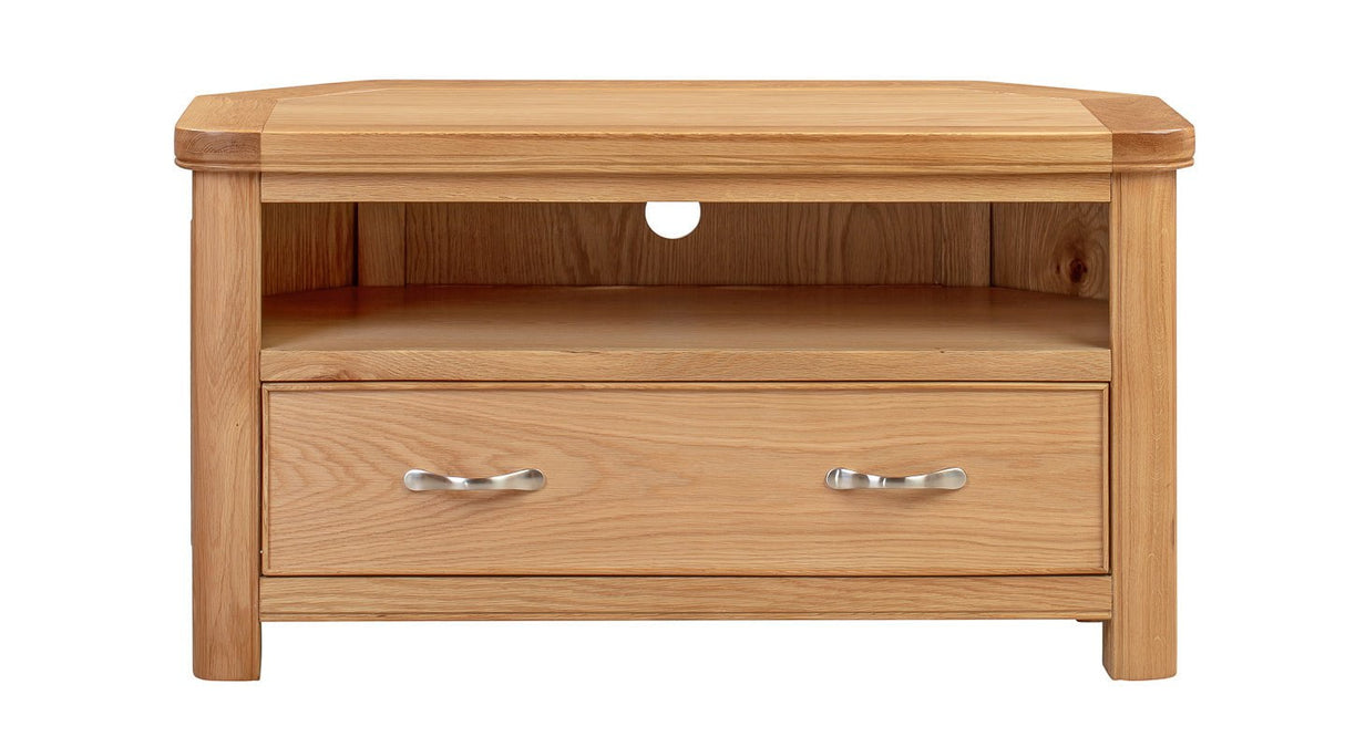 Your Home Style TV Unit Chatterton Oak Corner TV Unit