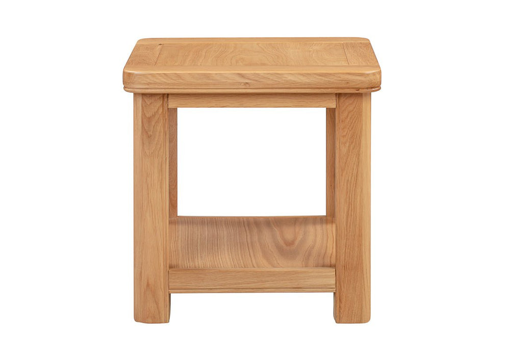 Your Home Style Lamp Table Chatterton Oak Lamp Table with Shelf