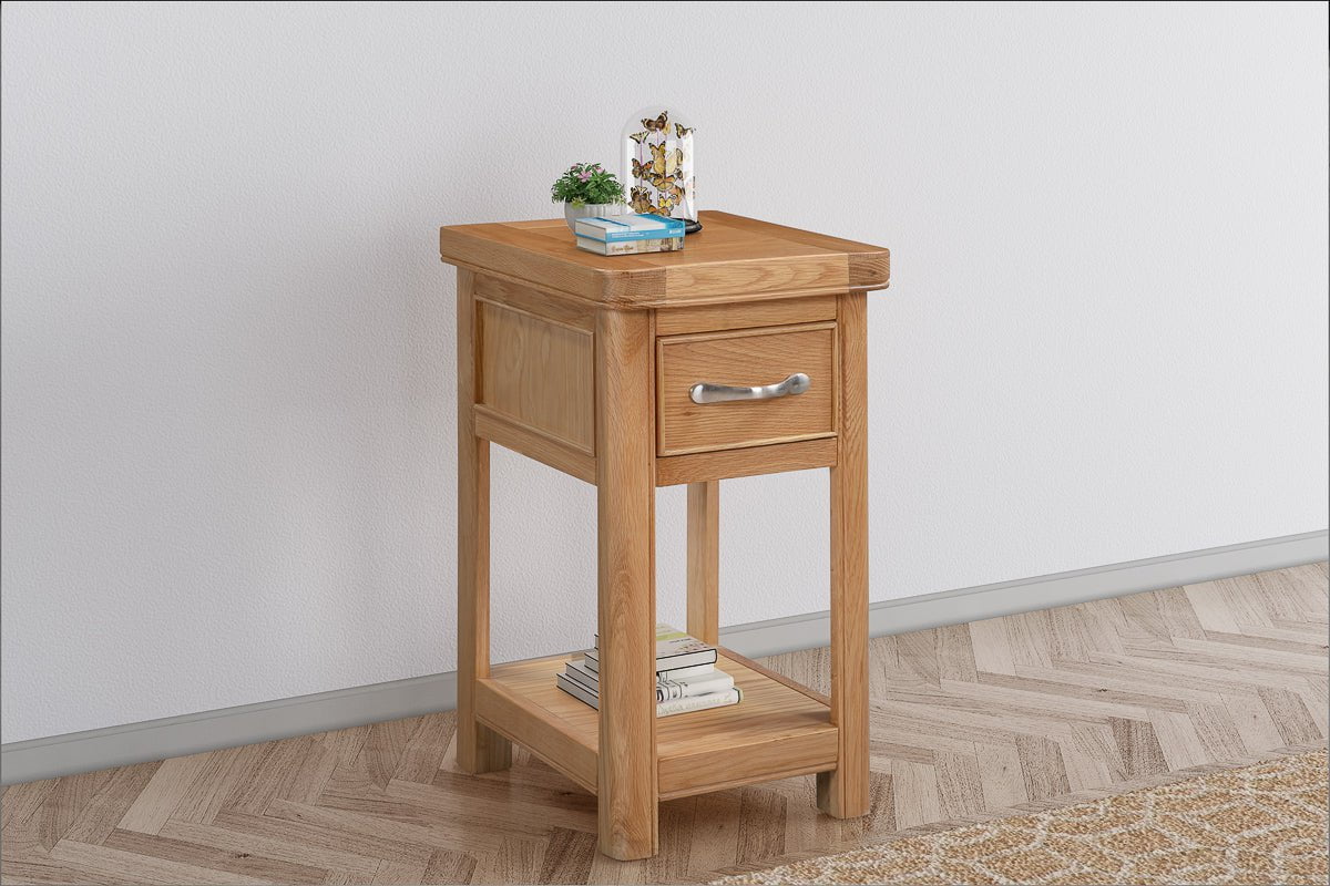 Your Home Style Bedside Chatterton Oak Small Bedside