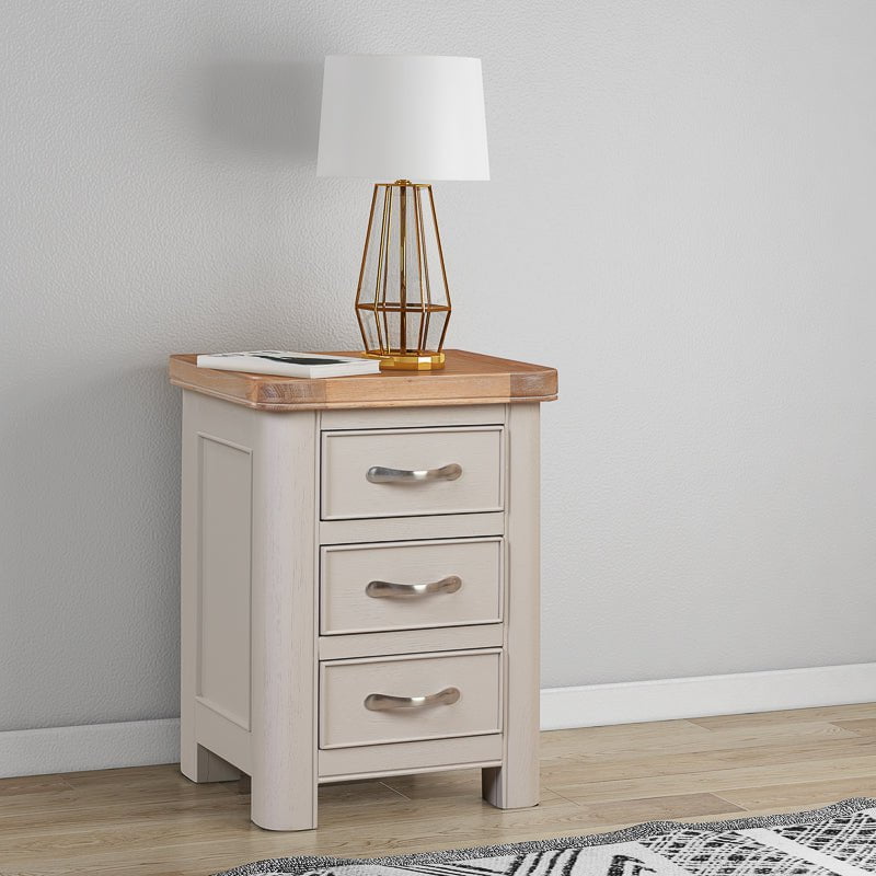 Your Home Style Bedside Chatterton Painted Bedside with 3 Drawers