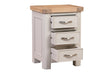 Your Home Style Bedside Chatterton Painted Bedside with 3 Drawers