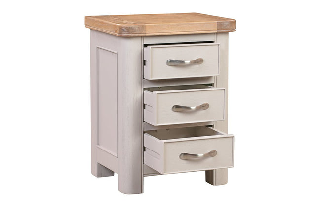 Your Home Style Bedside Chatterton Painted Bedside with 3 Drawers