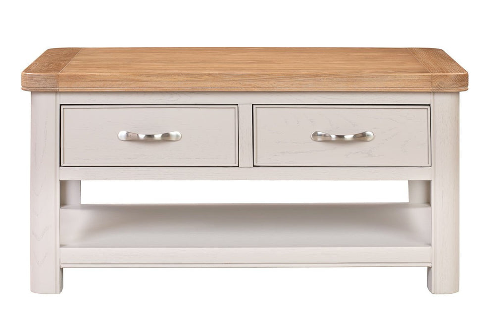 Your Home Style Coffee Table Chatterton Painted Coffee Table with 2 Drawers