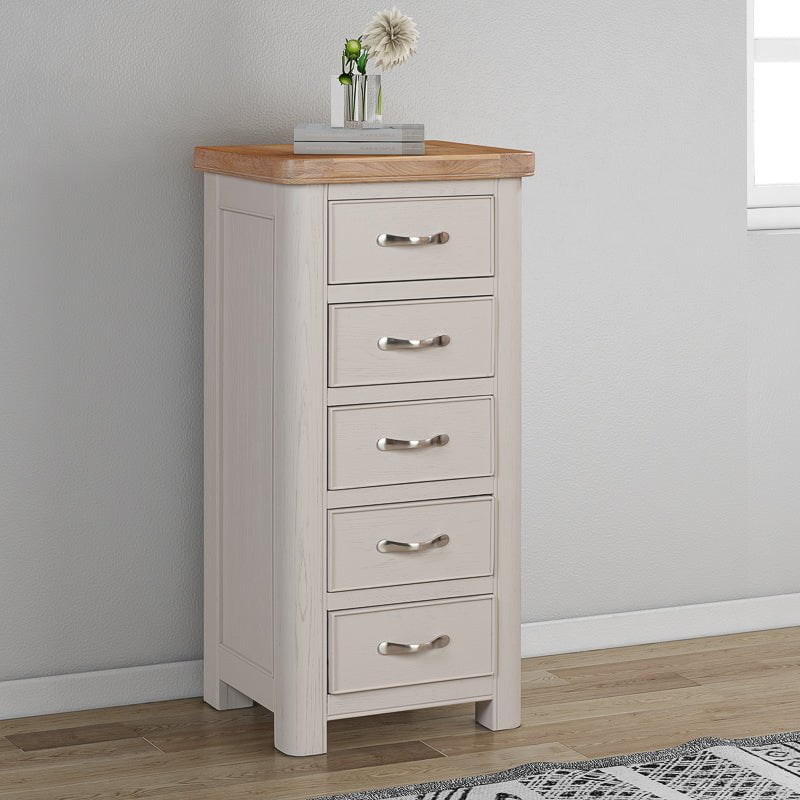 Your Home Style Chest of Drawers Chatterton Painted Tall Chest with 5 Drawers