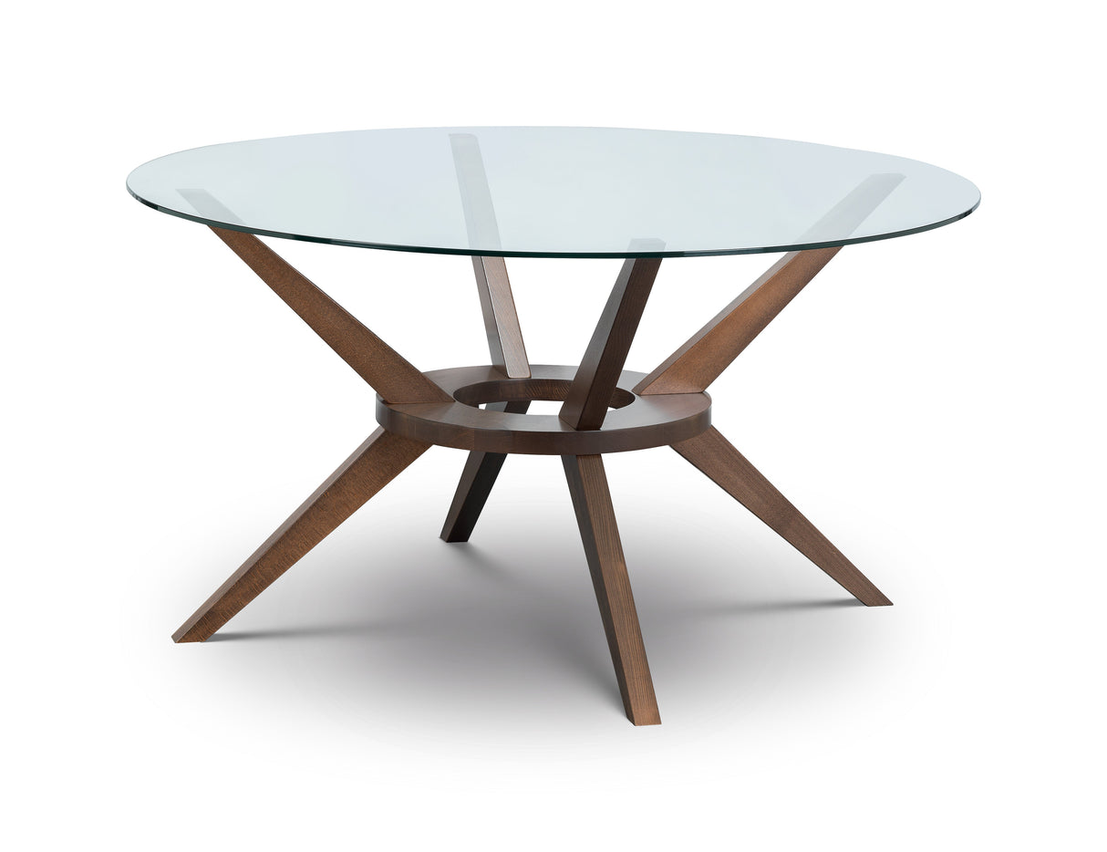 Julian Bowen Dining Tables Chelsea 140cm Round Glass Table