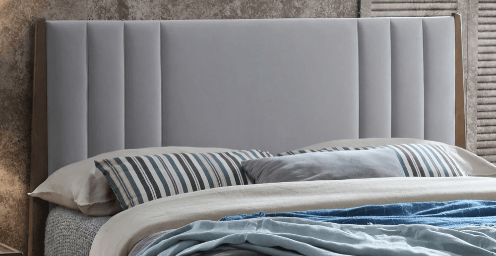Time Living Bed Frame Cheslyn Fabric & Wooden Bed Frame