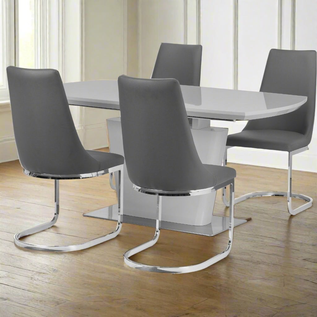 Julian Bowen Dining Chairs Como Cantilever Dining Chairs - Sold in pairs