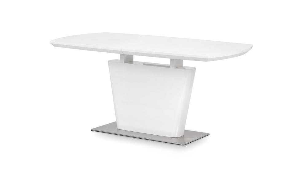 Julian Bowen Dining Tables Como High Gloss Extending Table - White