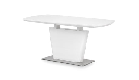 Julian Bowen Dining Tables Como High Gloss Extending Table - White