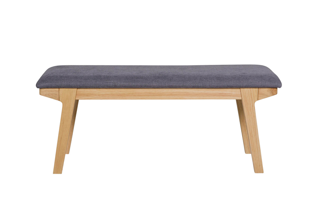 Vida Living Dining Bench Cooper Grey Dining Bench