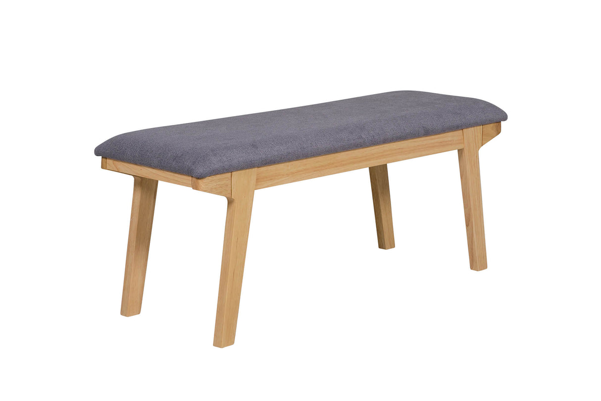 Vida Living Dining Bench Cooper Grey Dining Bench