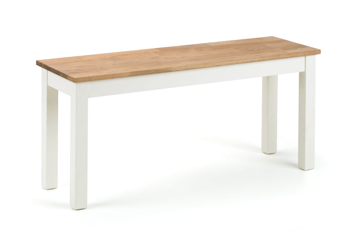 Julian Bowen Benches Coxmoor Bench - Ivory & Oak