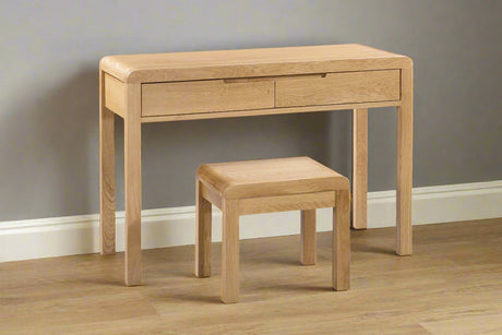 Julian Bowen Dressing Tables Curve 2 Drawer Dressing Table & Stool