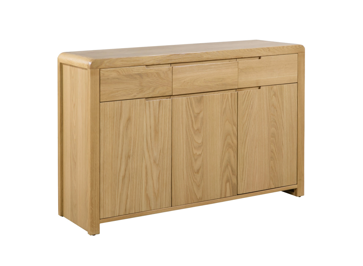 Julian Bowen Sideboards Curve Oak Sideboard