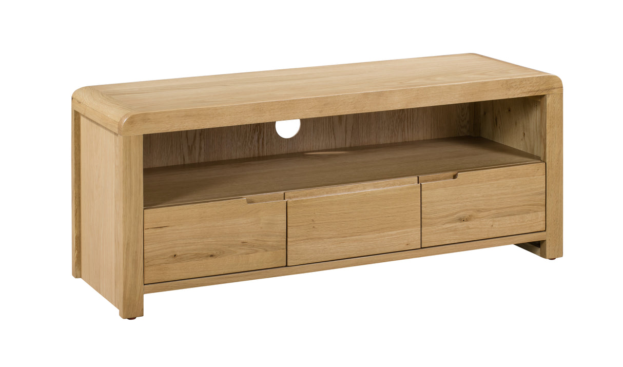 Julian Bowen TV Units Curve Oak Tv Unit
