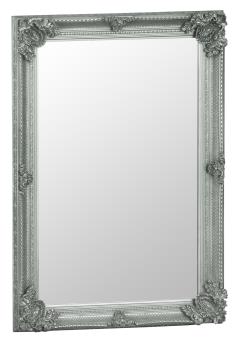 Leaner Silver Frame Mirror