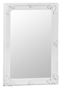Rectangular White Frame Mirror