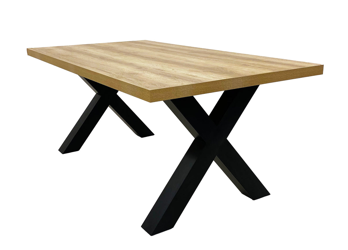 Furniture Link Dining Table Dallas Oak 2200mm Dining Table