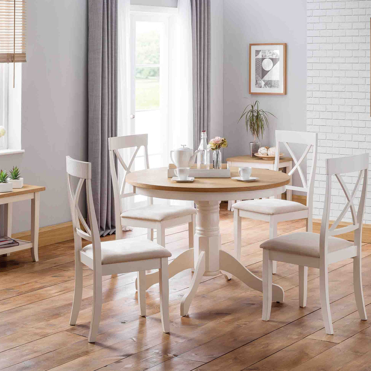 Julian Bowen Dining Chairs Davenport Chairs - Sold in pairs