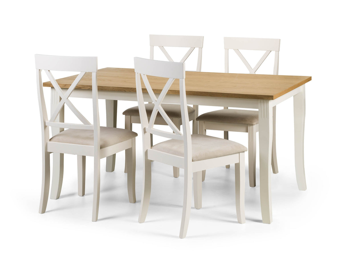 Julian Bowen Dining Chairs Davenport Chairs - Sold in pairs
