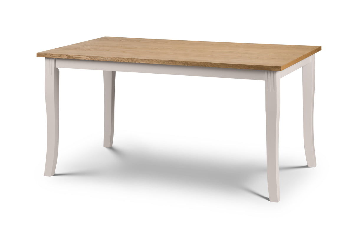Julian Bowen Dining Tables Davenport Oak/Elephant Grey Dining Table