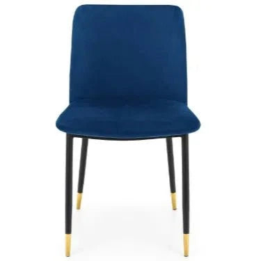 Julian Bowen Dining Chairs Delaunay Dining Chairs - Blue - Sold in pairs