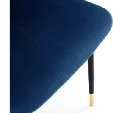 Julian Bowen Dining Chairs Delaunay Dining Chairs - Blue - Sold in pairs