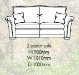 Alstons Sofa Evesham 2 Seater Sofa