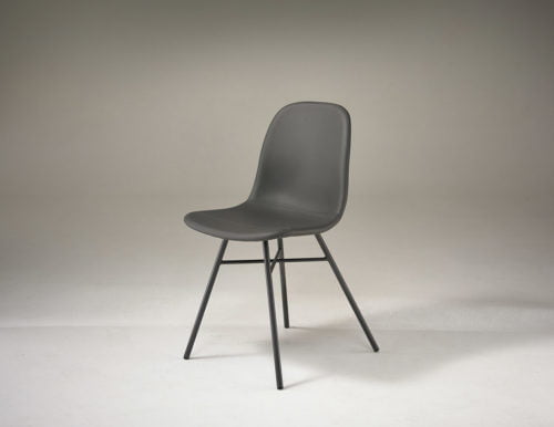 HND Dining Chair Meteor Grey Flavia Dining Chair Dark Grey