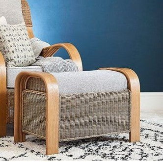 Daro Foot Stool Foot Stool Ottoman Daro Waterford Natural Wash