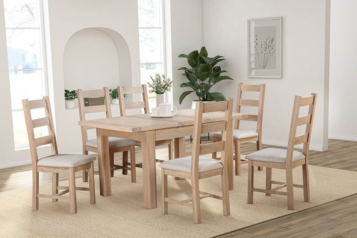 Your Home Style Dining Table Foxley Oak 120/153 Extending Dining Table