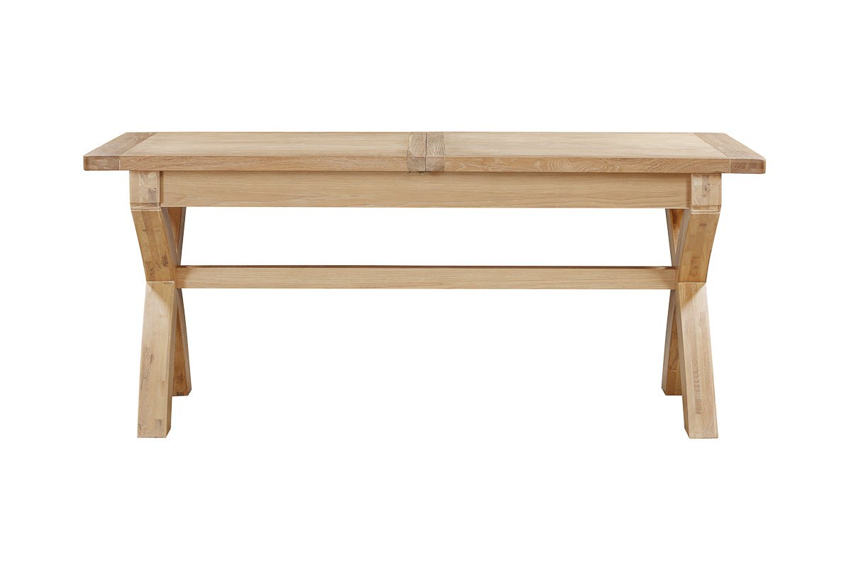 Your Home Style Dining Table Foxley Oak 180/240 Cross leg Extending Dining Table