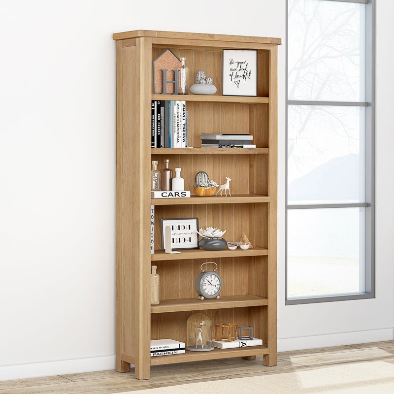 Your Home Style Bookcase Foxley Oak 180cm Bookcase
