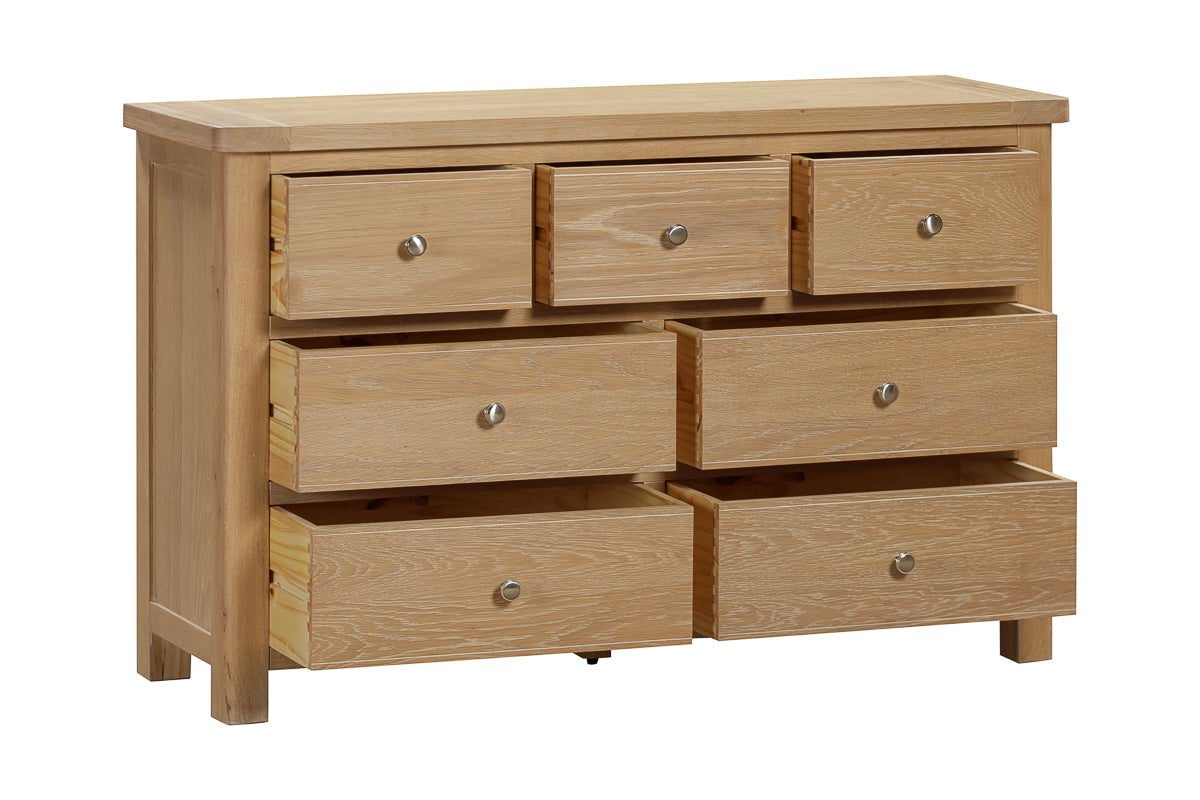 Your Home Style Chest of Drawers Foxley Oak 3 Over 4 Chest